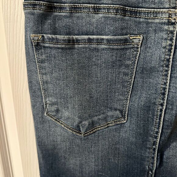 Kancan Jean Stretch Mini Skirt Size 7 - Picture 4 of 7
